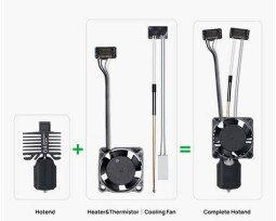 Bambu Lab Hotend 0,4 mm – P1S / P1P – tvrzená ocel