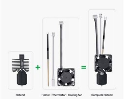 Bambu Lab Hotend 0,4 mm – X1 / X1C – tvrzená ocel