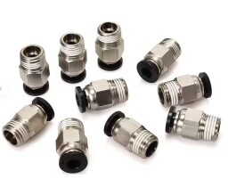Creality pneumatické spojky PC4-M6 + PC4-M10 pro PTFE trubičku – Ender-3 / Pro / V2 / Ender-5