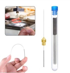 Čisticí jehly na trysky 0,4 mm – sada 10 ks