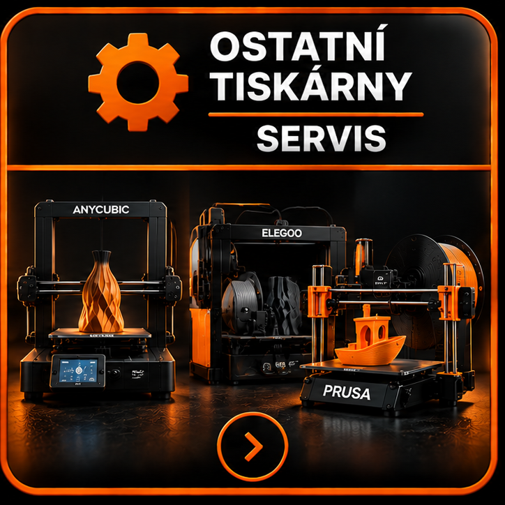 Servis ostatních značek 3D tiskáren